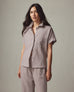 Women's Linen Shirt - Sunset